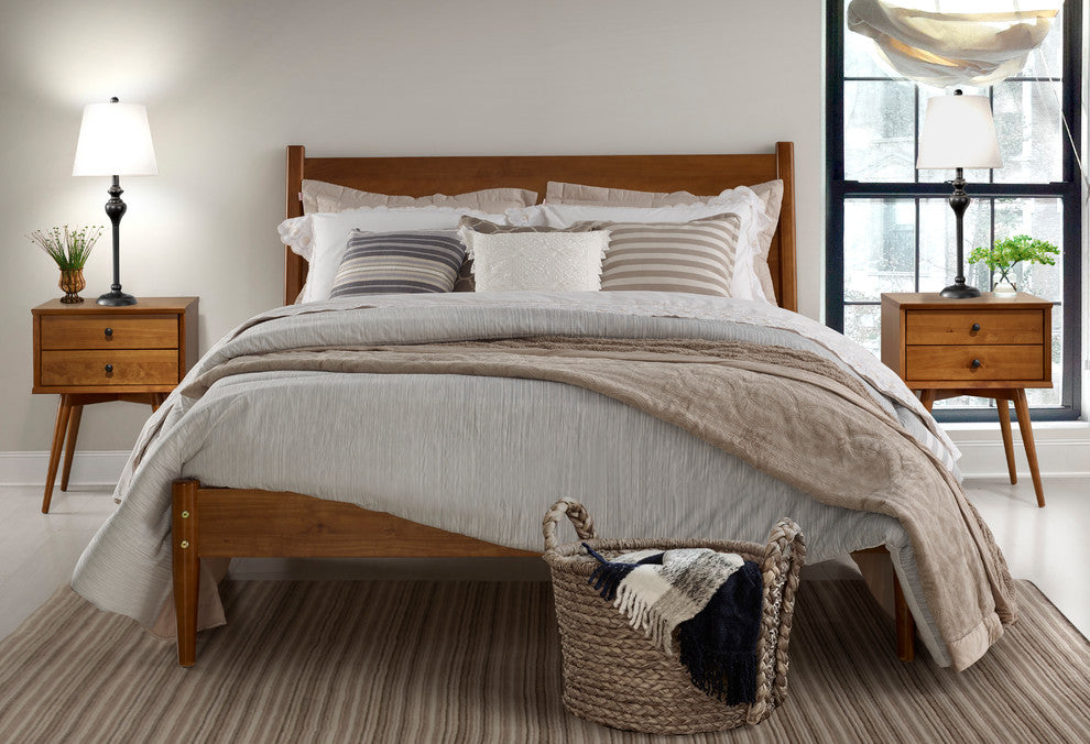 Mid-Century Night Stand, Brown