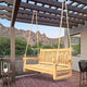 Teak Wood San Juan Double Outdoor Porch Swing, 4'
