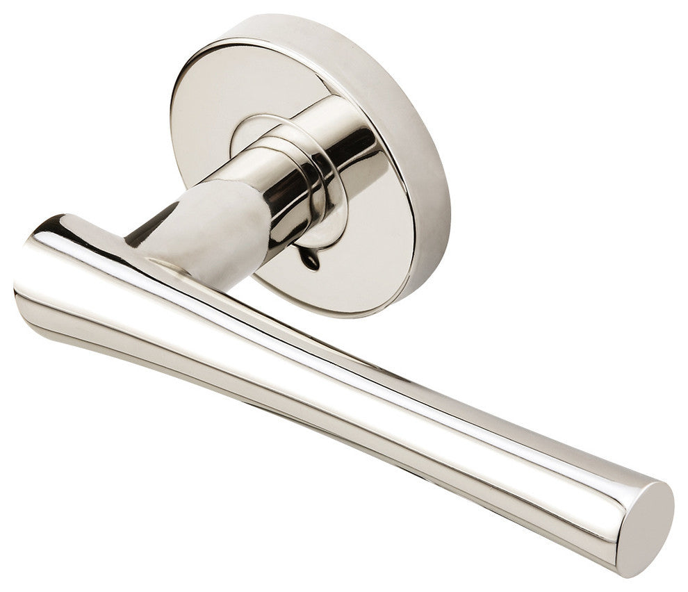 Champagne Lever, Tubular Privacy, Polished Stainless Steel, 2-3/4" Backset