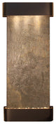 Inspiration Falls Water Fountain, Green Featherstone, Blackened Copper, Round