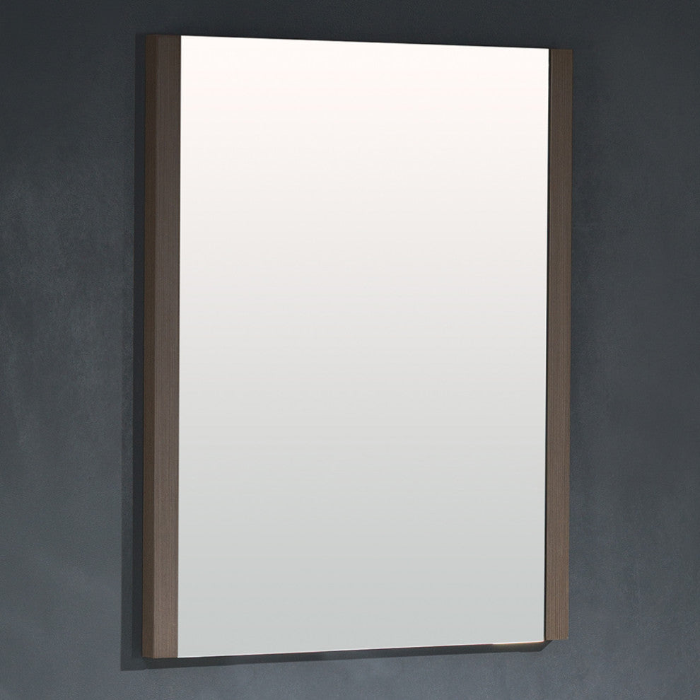 Torino Mirror, Gray Oak, 26"