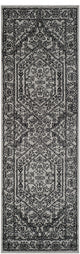 Safavieh Adirondack Adr108A Rug, Silver/Black, 2'6" X 14'0"