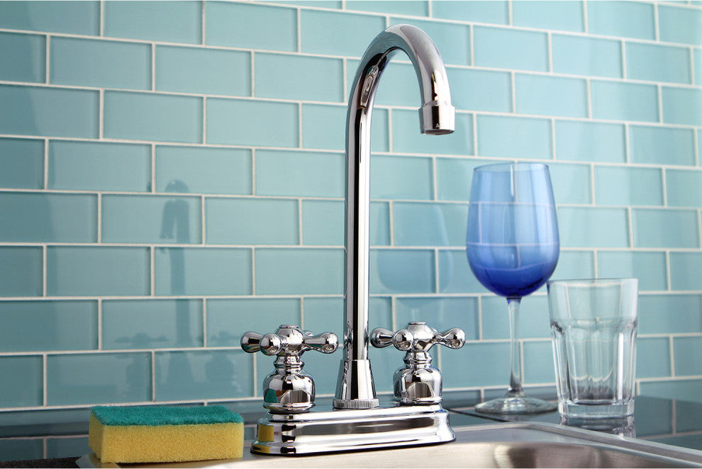 Kingston Brass Bar Faucet, Polished Chrome