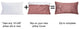Velvet 2 Piece Lumbar Pillow Cover Set, Withered Rose, 2 Piece, 14"x26"