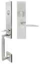 Toronto Lever, Mortise Entry Handleset, Left Hand Reverse, Satin Stainless Steel