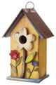 Decorative Wooden Rustic Multi-Functional Hanging Hand-Painted Birdhouse