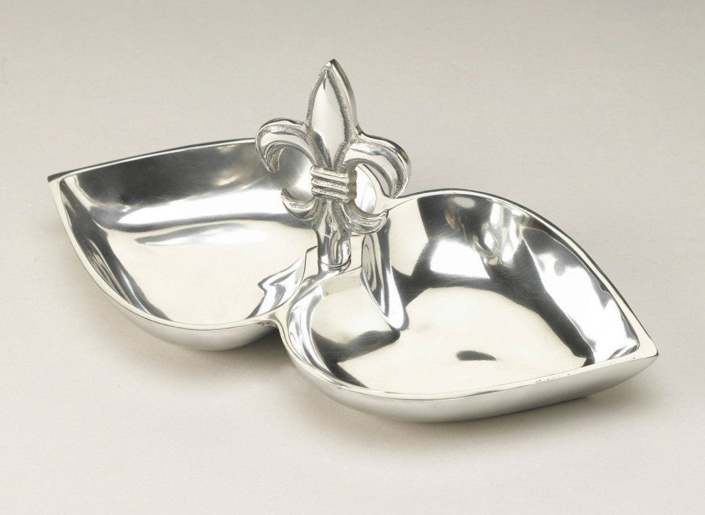 Prangins Metal Fleur De Lis Decorative Bowl