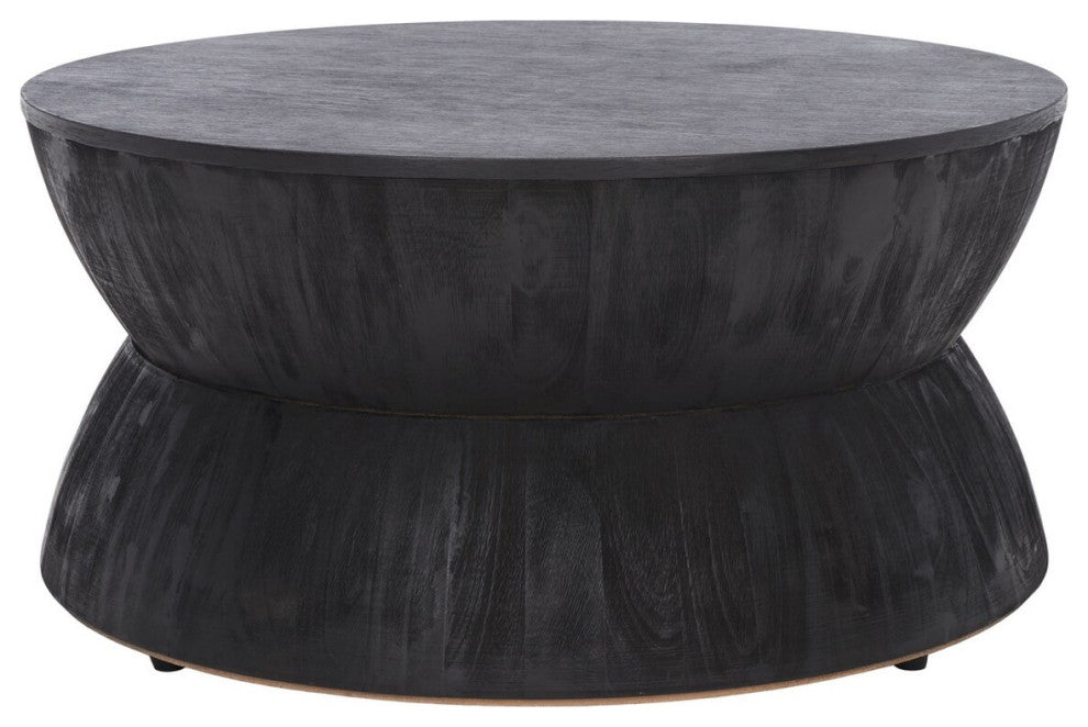 Safavieh Alecto Round Coffee Table, Black