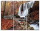 "Crimea Waterfall in the Fall" Photo Wall Art, 3 Panels, 36"x28"