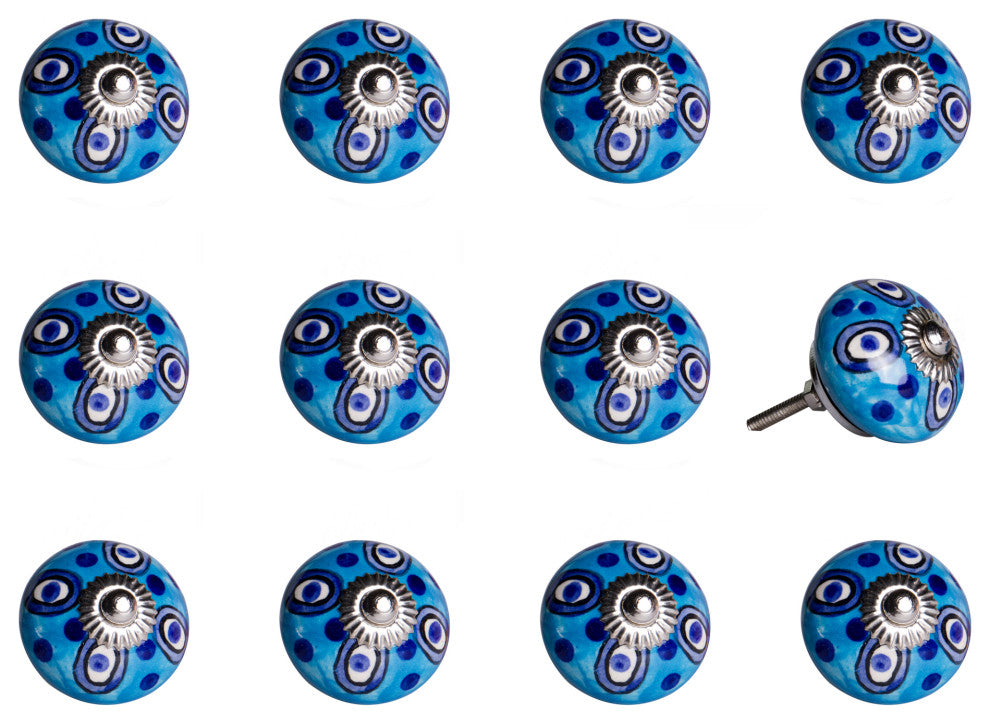 Knob-It Home Decor Classic Cabinet and Drawer Knobs, 12-Piece