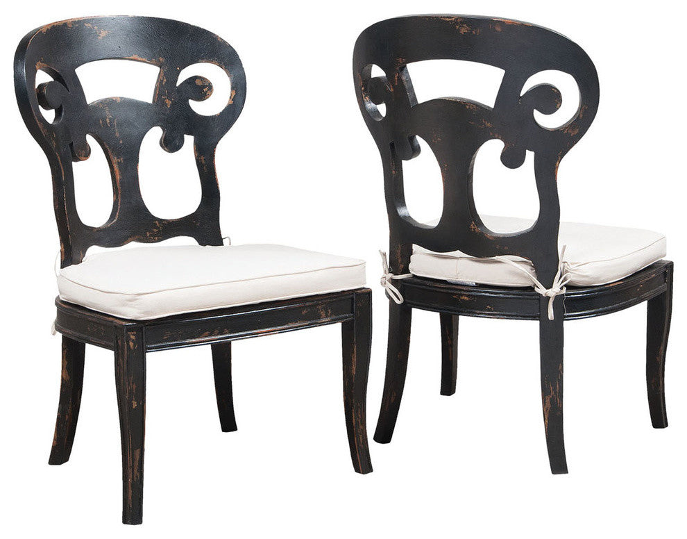 Guild Master 694524P Artifacts Side Chairs In Weathered Gray
