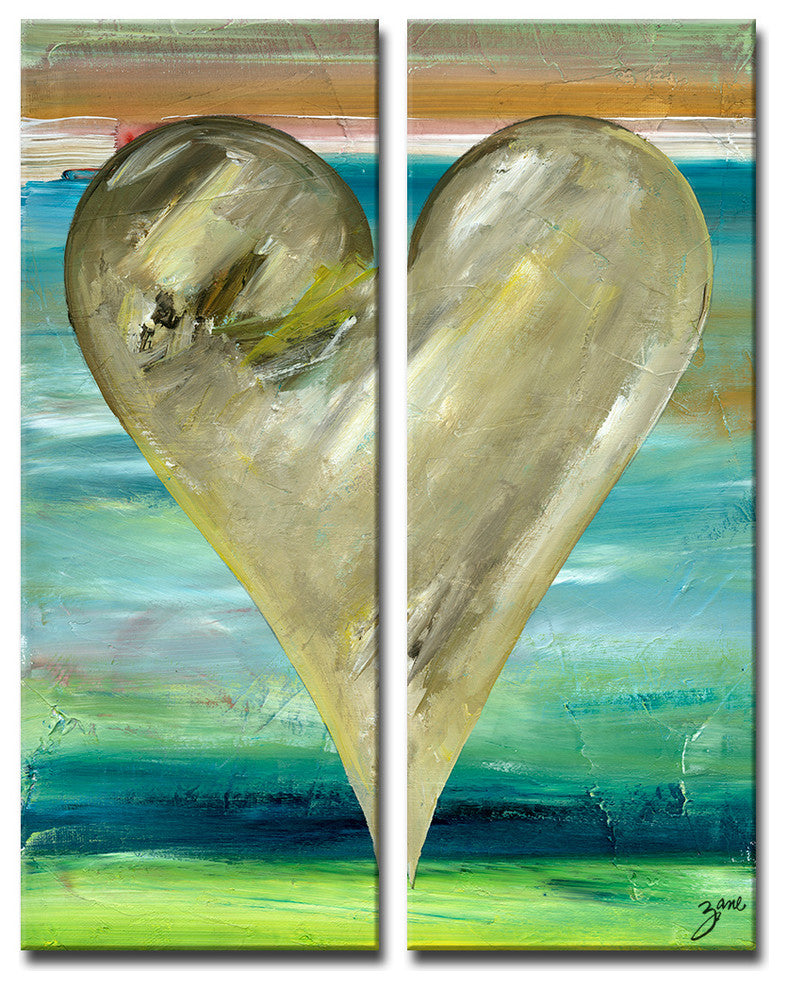 Heartwork "Karachi" 2-Piece Canvas Art Set, 30"x12"