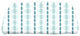 Watercolor Stripe, Stripe Print Bath Towel, Teal