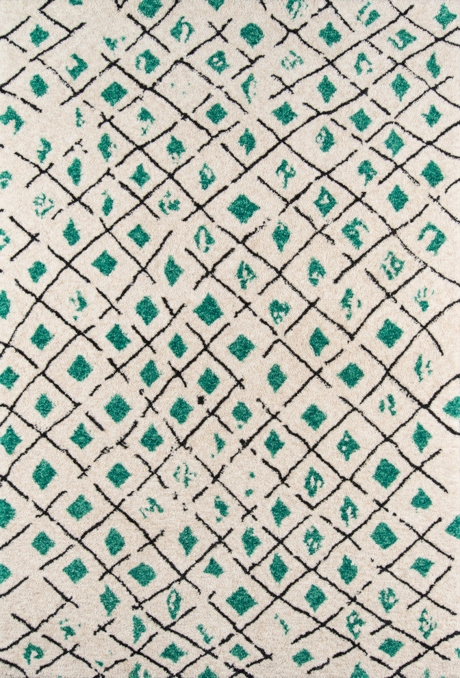 Bungalow Bun-2 Green Rug, 9'0"x12'0"