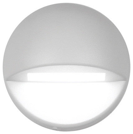WAC Lighting LED 12V Round Deck And Patio Light, White