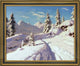 Ivan Fedorovich Choultse Janvier- Engadine Framed Premium Canvas Print, 20"x25"