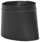 Imperial Mfg BM0039 Black Oval To Round Connector, Black, 7" x 6"