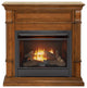 Duluth Forge Dual Fuel Ventless Gas Fireplace, 26,000 BTU, T-Stat, Apple Spice