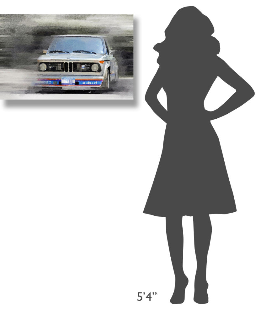 "1974 BMW 2002 Turbo Watercolor" Fine Art Print