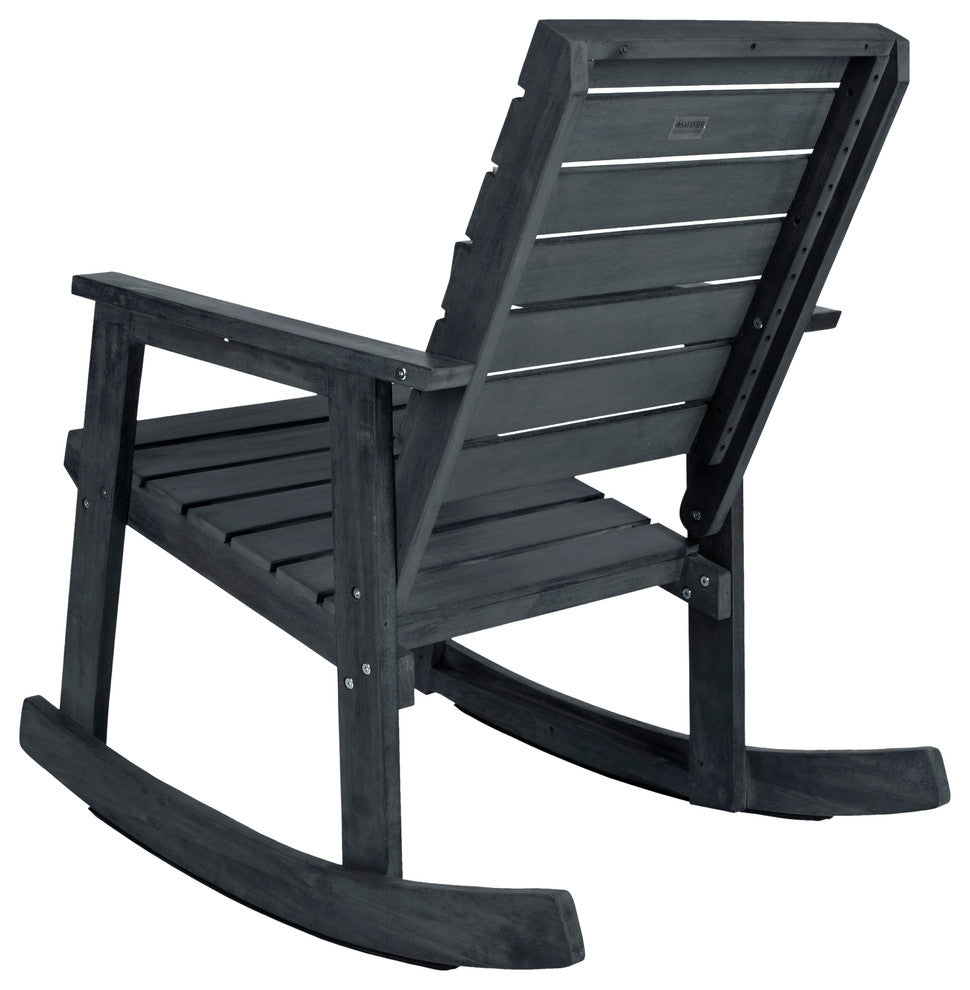 Safavieh Alexei Rocking Chair, Dark Slate Gray