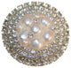 Glamour Drawer Knob, Ivory, 1.5"