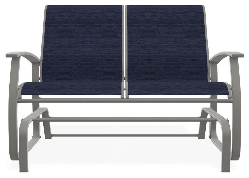 Belle Isle Sling 2-Seat Glider, Collect Indigo/Snow