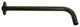 Kingston Brass 12" Rain Drop Shower Arm, Oil Rubbed Bronze