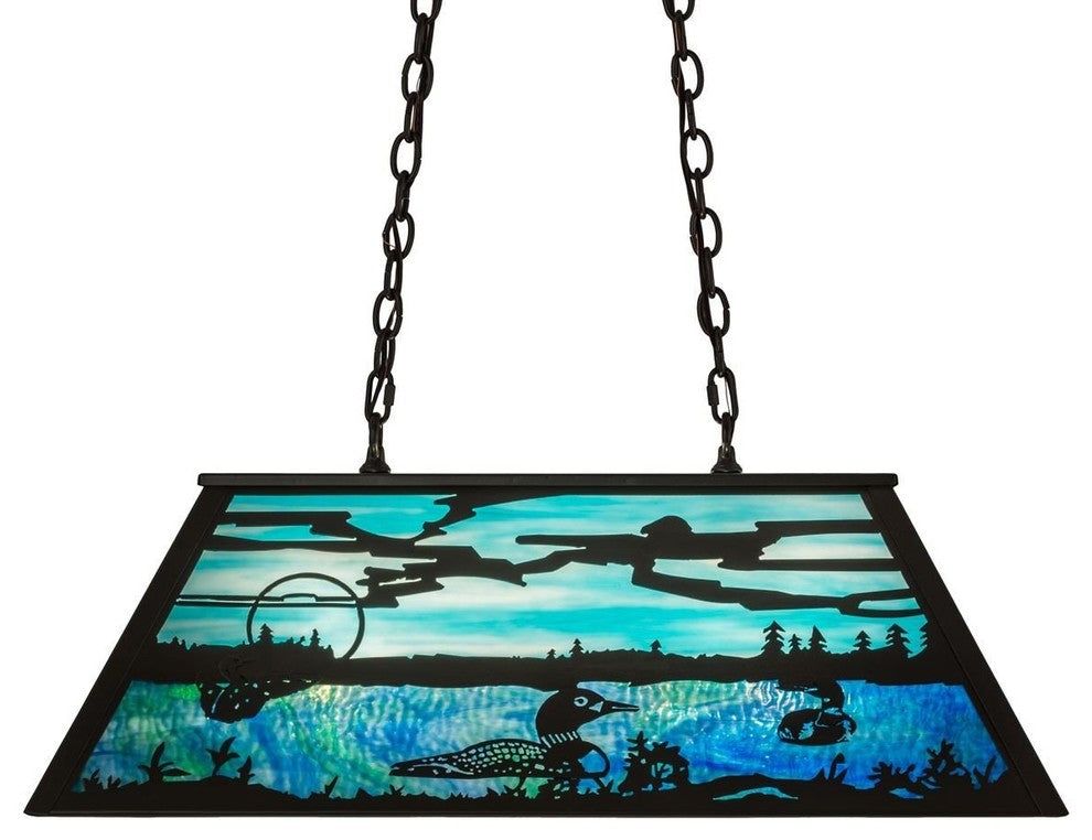 33 Long Loon Oblong Pendant