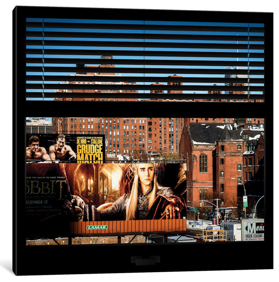 "New York Buildings Window View" by Philippe Hugonnard, 12x12x1.5