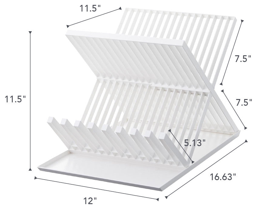 Tower X-Shaped Dish Drainer Rack, White