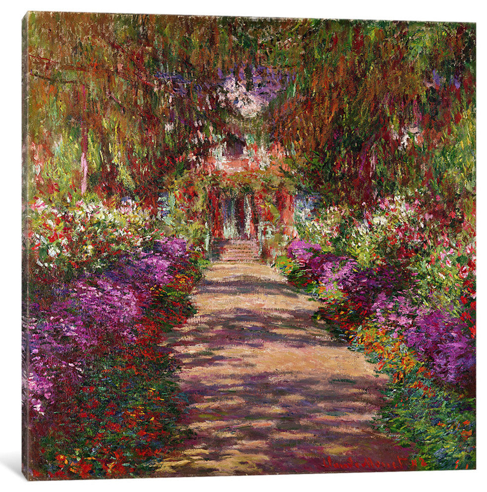 A Pathway in Monet's Garden, Giverny, 1902 by Claude Monet
