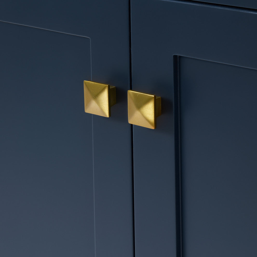 Ariel Cambridge 54" Single Oval Sink Vanity, Carrara Quartz