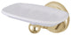 Kingston Brass Wall Mount Soap Dish Holder, Polished Brass