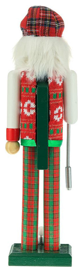 Kurt Adler 15" Red and Green Golfer Nutcracker