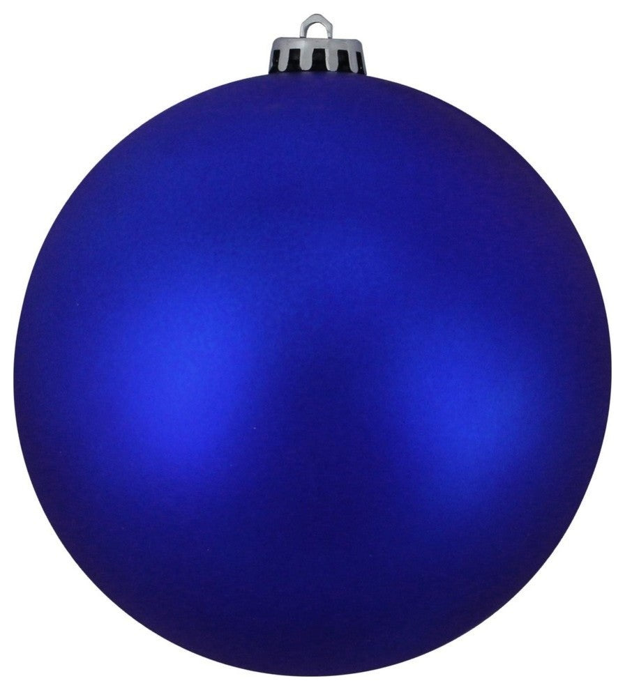 Commercial Shatterproof Matte Christmas Ball Ornament, 6", Lavish Blue