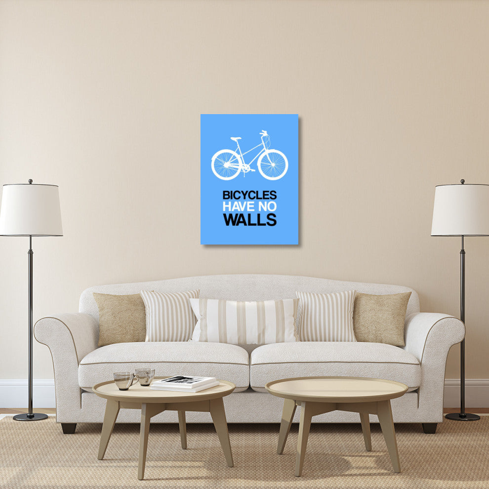 "Bicycles Have No Walls Poster 2" Fine Art Print