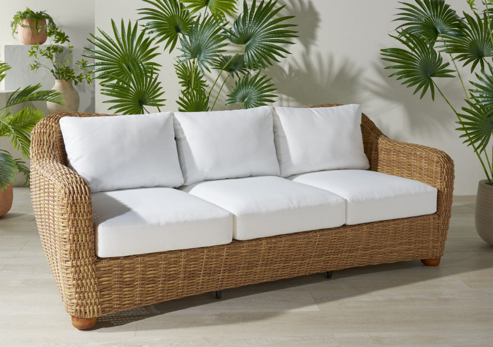 Safavieh Couture Melbourne Wicker Patio Sofa