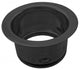 3-Bolt Mount Style Extra-Deep Disposal Flange In Powder Coated Flat Black