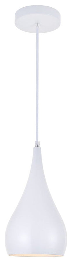 Nicholas 1-Light White Pendant