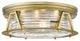 Zlite 491F4-RB 4-Light Flush Mount, Clear