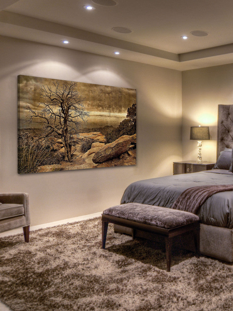 "Crags and Crooks I" Painting Print on Canvas by Robertson