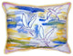 Pair of Betsy Drake Three Gulls Large Indoor/Outdoor Pillows 16x20