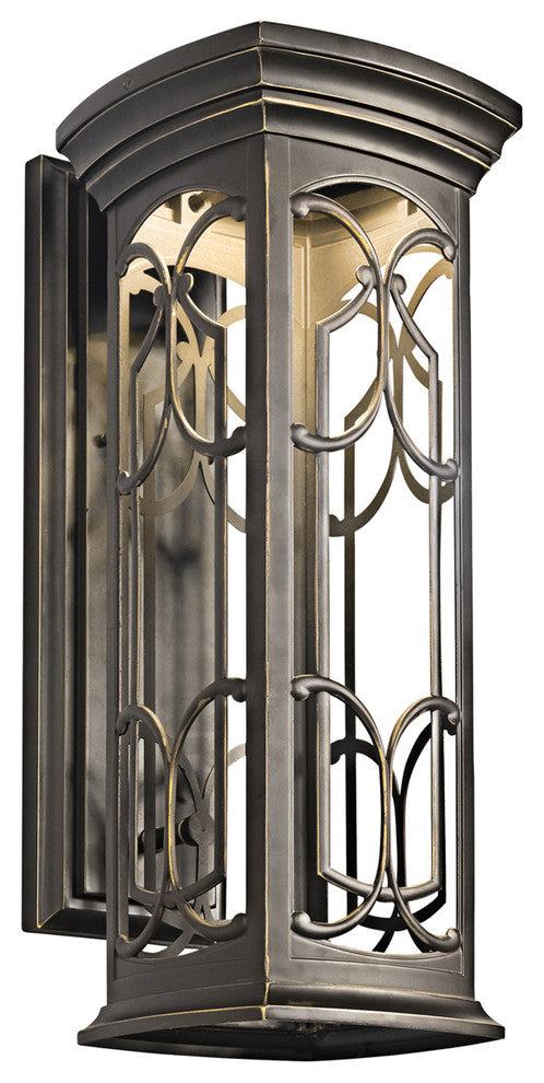 Kichler 49228OZLED LED Outdoor Wall Mount, Olde Bronze Finish