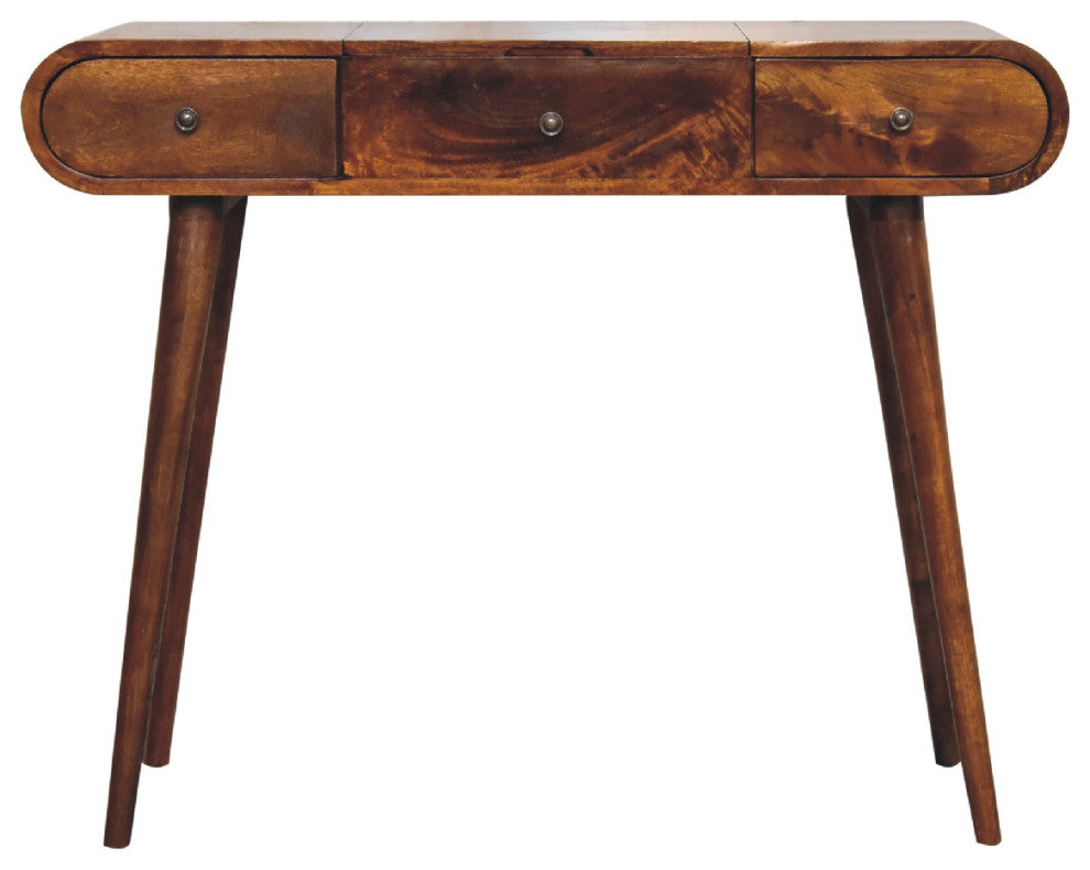 Chestnut Mirror Dressing Table