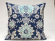 Blooms Pillow, Indigo