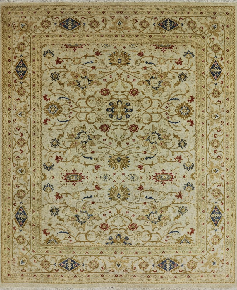 Hand Knotted Oriental Chobi Peshawar Area Rug 8'x10', W2505