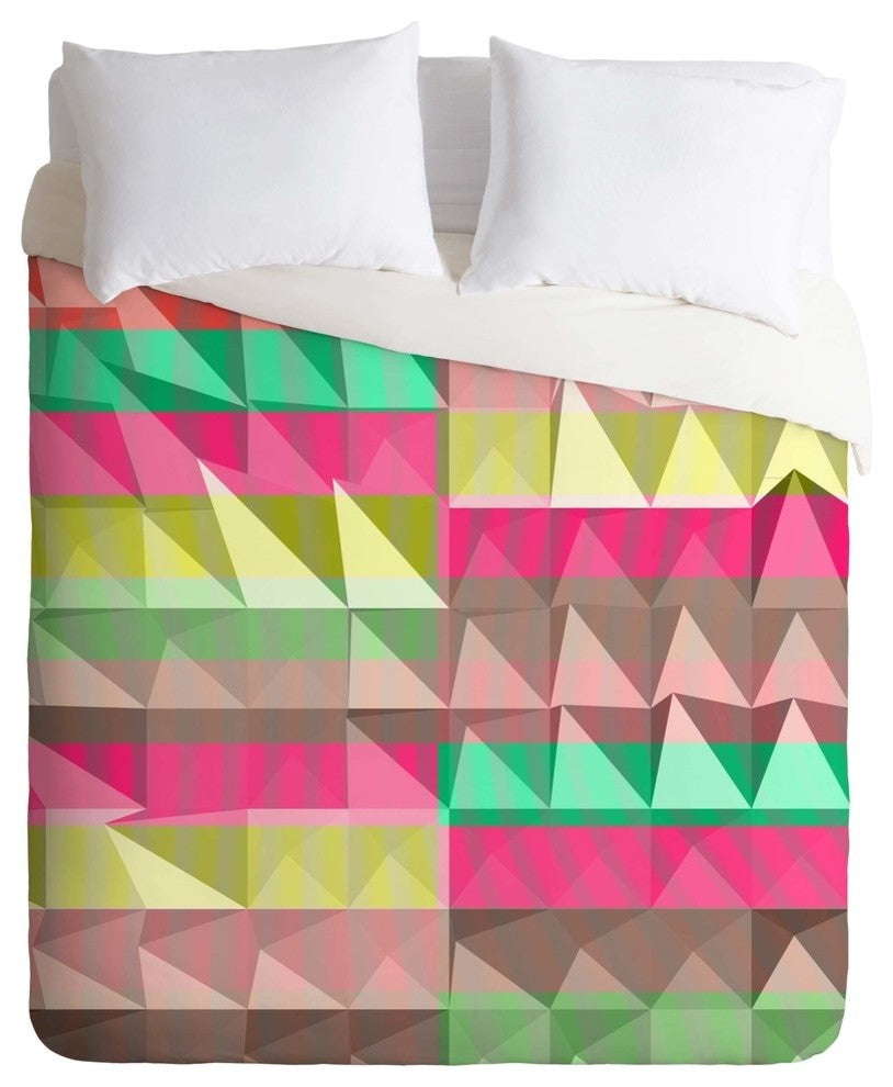 Deny Designs Jacqueline Maldonado Pyramid Scheme Duvet Cover - Lightweight