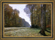 Claude Oscar Monet Le Pave de Chailly Framed Premium Canvas Print, 18"x27"