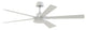 TorchAire 64" Indoor/Outdoor Fan With LED Light Kit White/White Blades