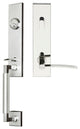 Horizon Lever, Tubular Entry Handleset, RHR, Polished Stainless Steel
